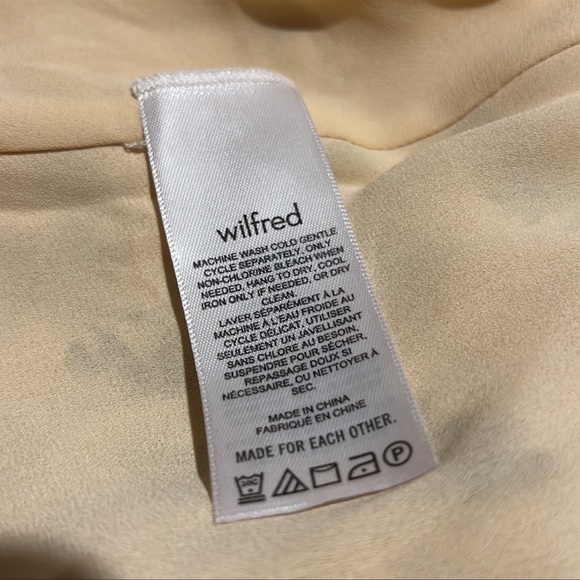 Aritzia Wilfred Tempest Mini Dress - Yellow / Floral (M) - Picture 6 of 8